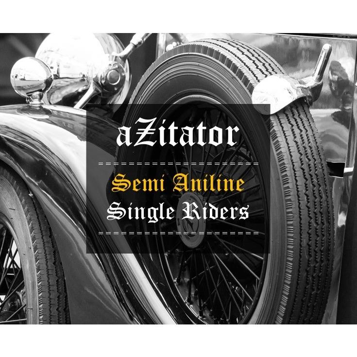 aZitator 本革 シングルライダースジャケット メンズ アジテーター