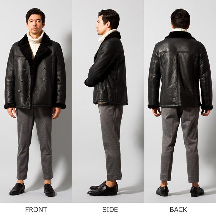 Liugoo 本革 ムートンコート メンズ リューグー Cot03a レザージャケット ハーフコート N1097 01 本革レザージャケットのリューグー 通販 Yahoo ショッピング