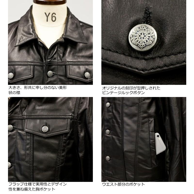 新品 本革 レザージャケット ジージャン Gジャン メンズ 男 大人気 ブランド 100年以上愛され続けているGジャン“1st”茶芯馬革レザージャケットを4万