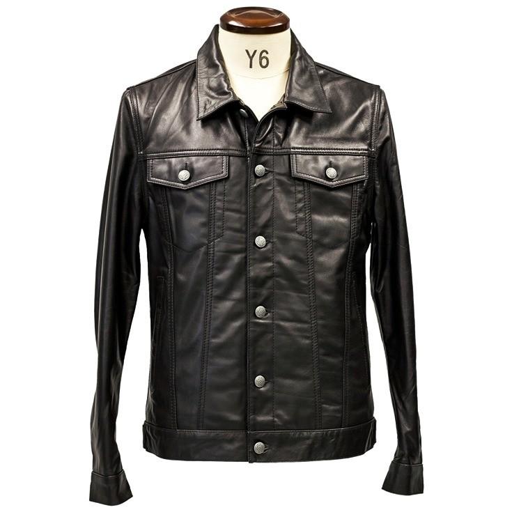 aZitator 本革 水染めレザージージャン Gジャン メンズ アジテーター