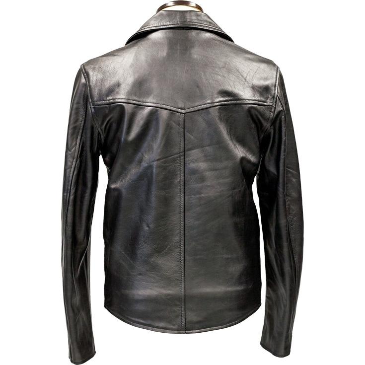 Horn Works 本革 ダブルライダースジャケット メンズ ホーン