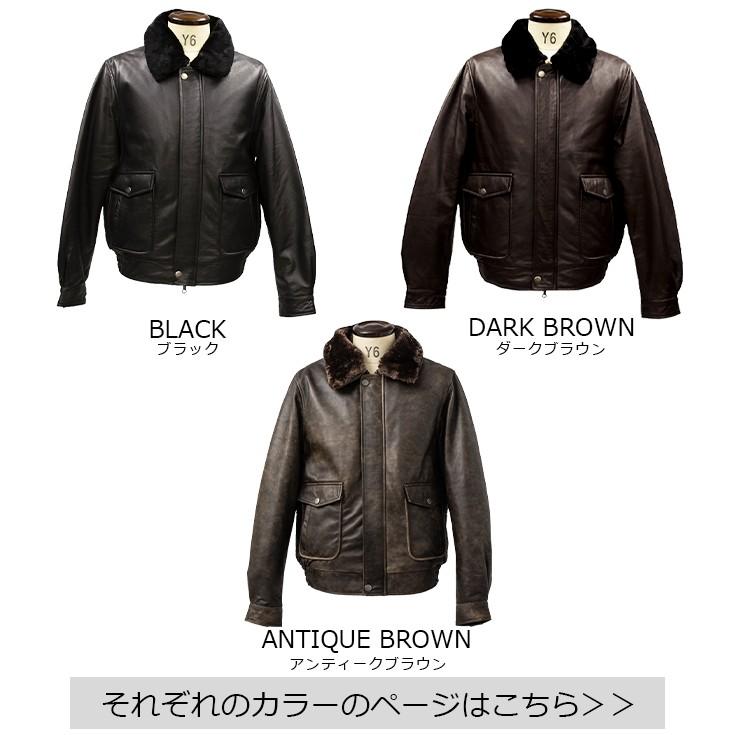 Liugoo Leathers 【20周年記念10%OFFクーポン】LIUGOO 本革 襟ボア