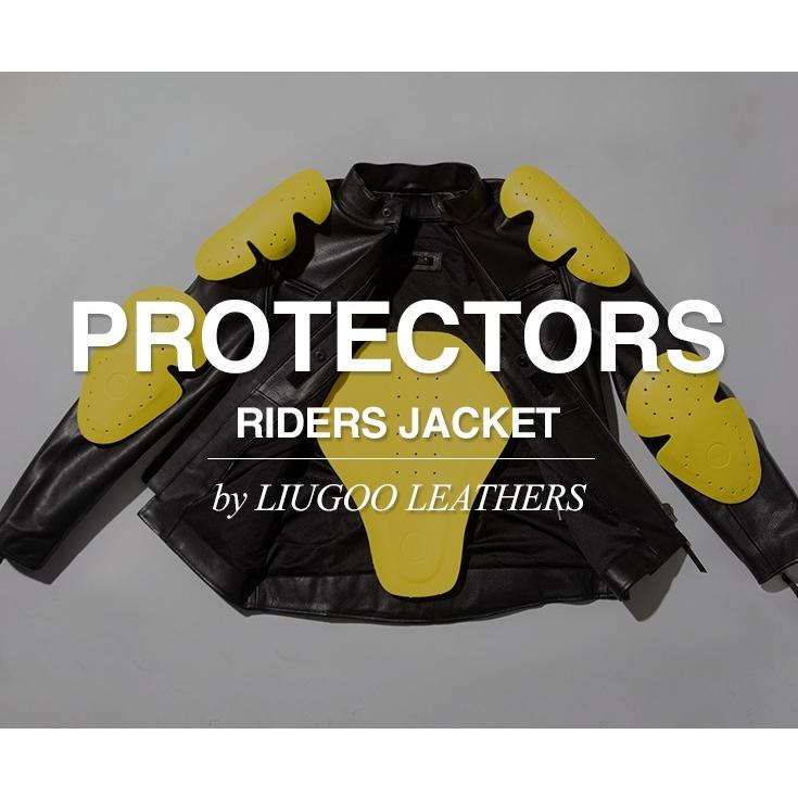 ✨美品✨Liugoo Leathers ライダースジャケット　プロテクター　3L Liugoo Leathers 本革 プロテクター付シングルライダース