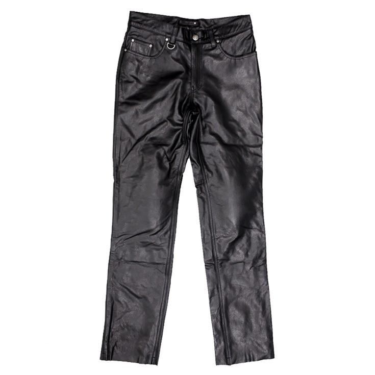 Liugoo Leathers 本革 プロテクター付レザーパンツ レディース