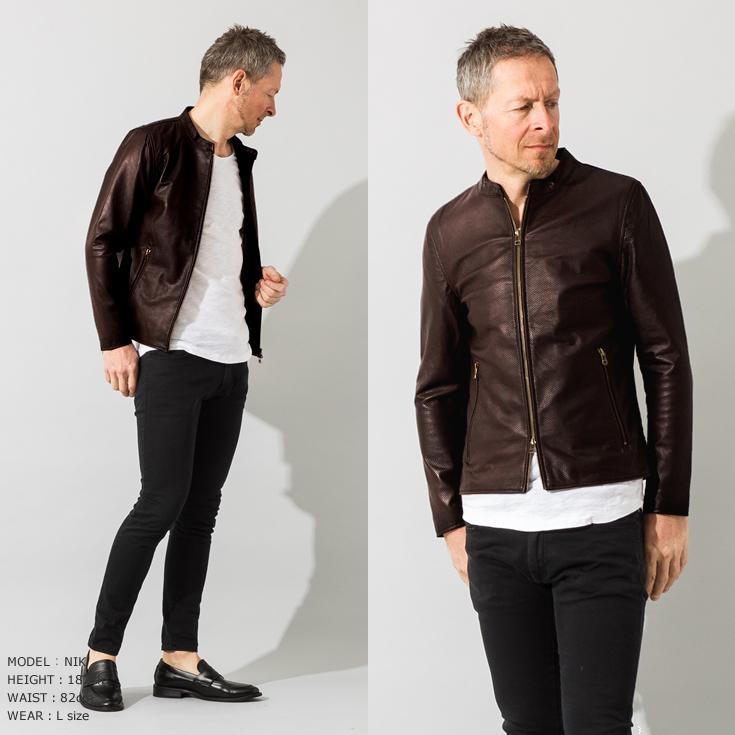 Liugoo Leathers 【20周年記念10%OFFクーポン】本革 メッシュレザー