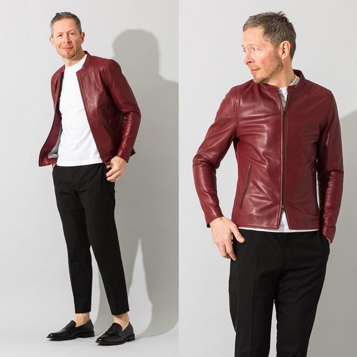 Liugoo Leathers 【20周年記念10%OFFクーポン】本革 メッシュレザー