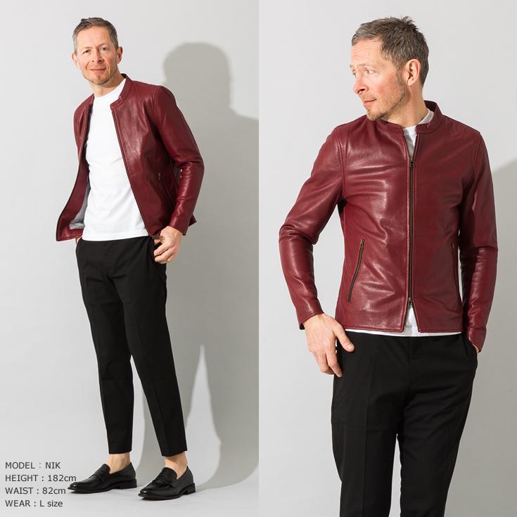 Liugoo Leathers 【20周年記念10%OFFクーポン】本革 メッシュレザー