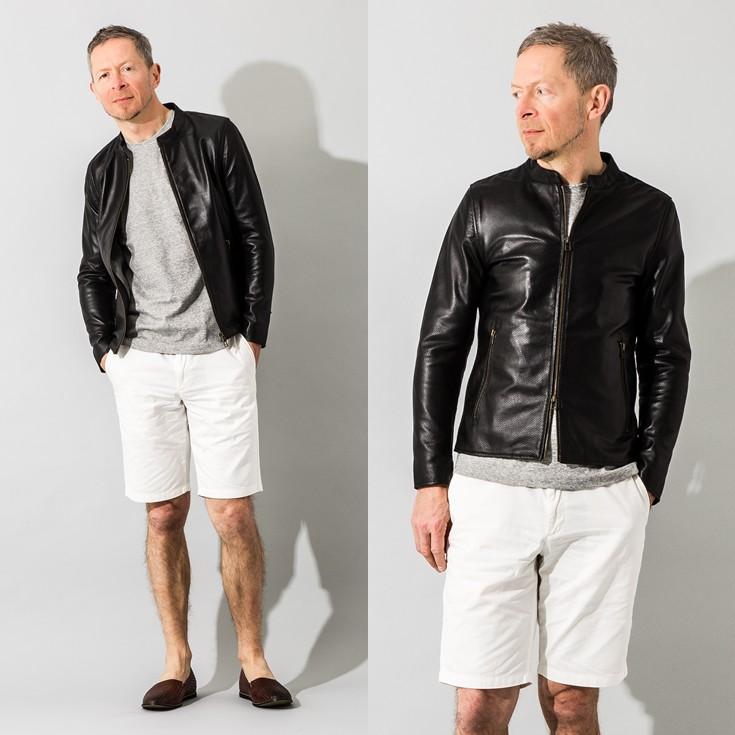 Liugoo Leathers 【10/31まで10%OFFクーポン】本革 メッシュレザー