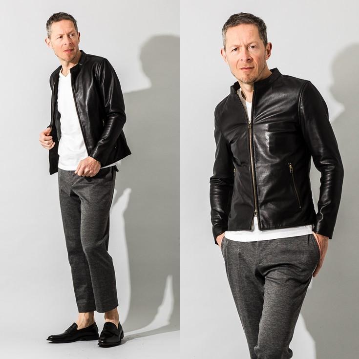 Liugoo Leathers 【20周年記念10%OFFクーポン】本革 メッシュレザー