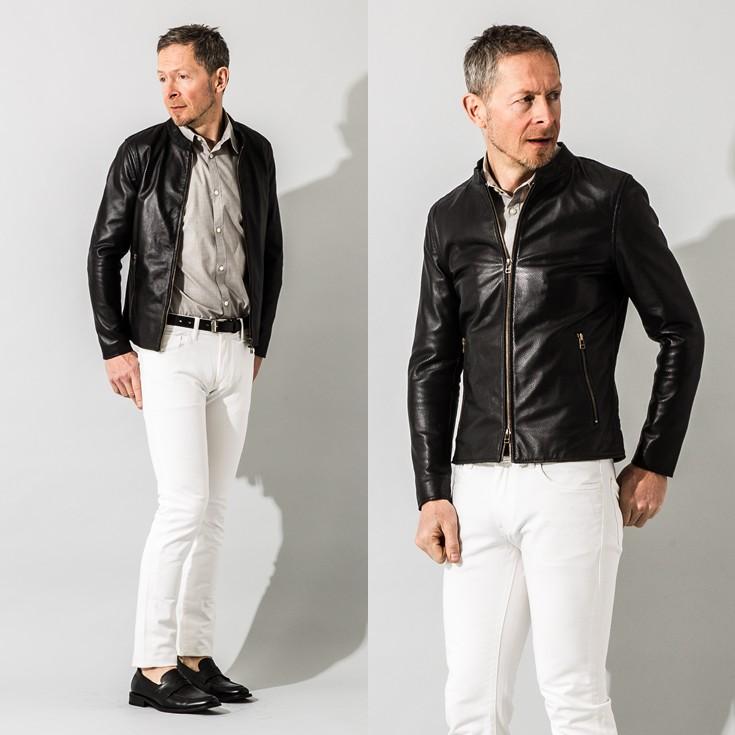 Liugoo Leathers 【20周年記念10%OFFクーポン】本革 メッシュレザー