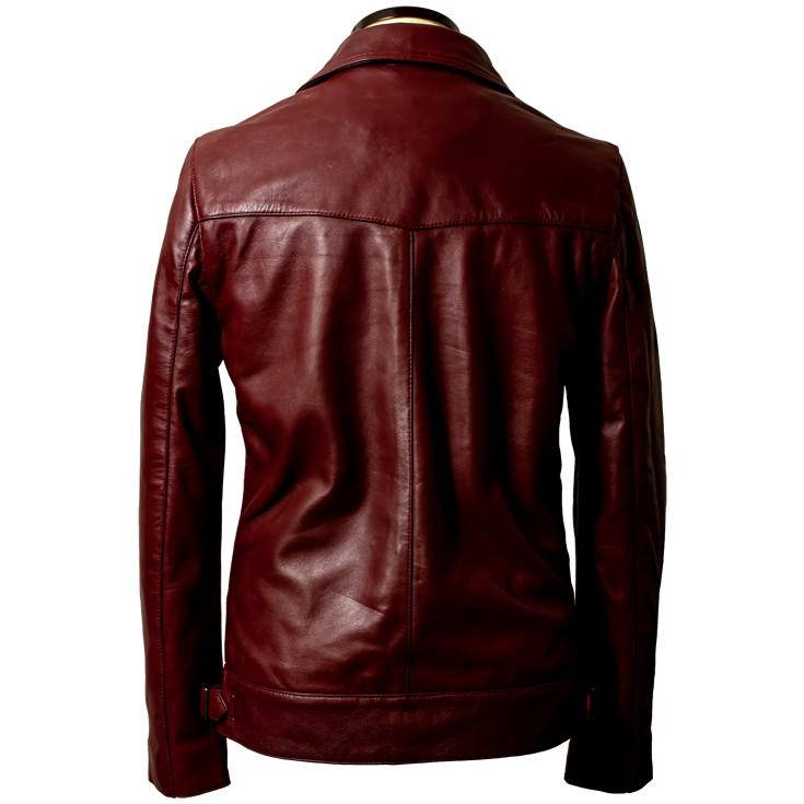 Liugoo Leathers 【20周年記念10%OFFクーポン】本革 UK襟付きシングル