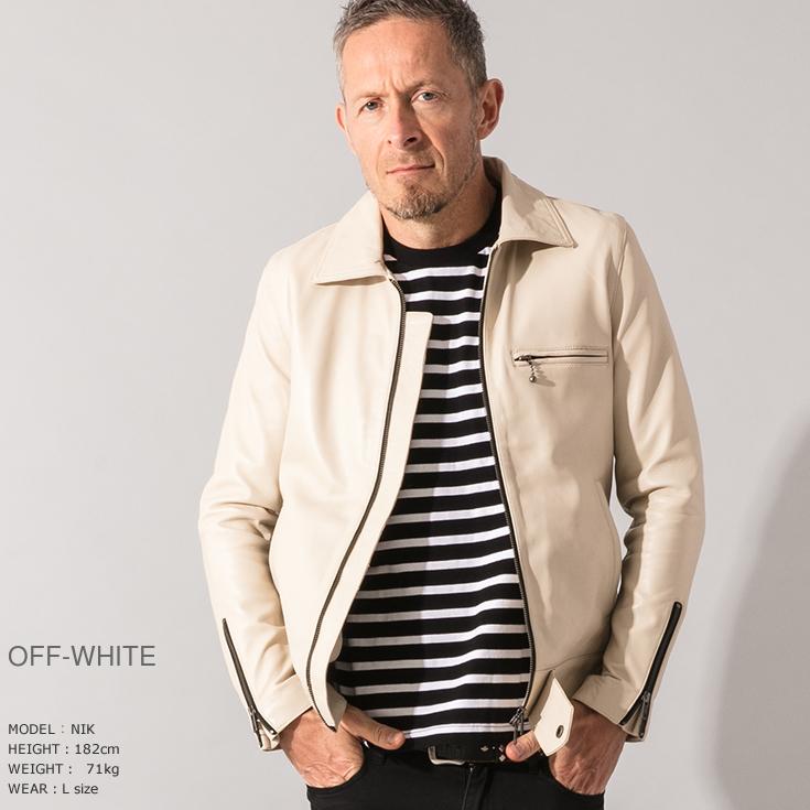 Liugoo Leathers 【20周年記念10%OFFクーポン】本革 UK襟付きシングル