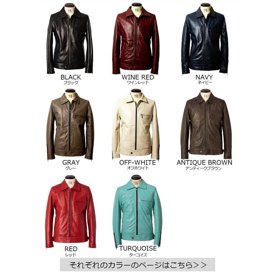 Liugoo Leathers 【20周年記念10%OFFクーポン】本革 UK襟付きシングル