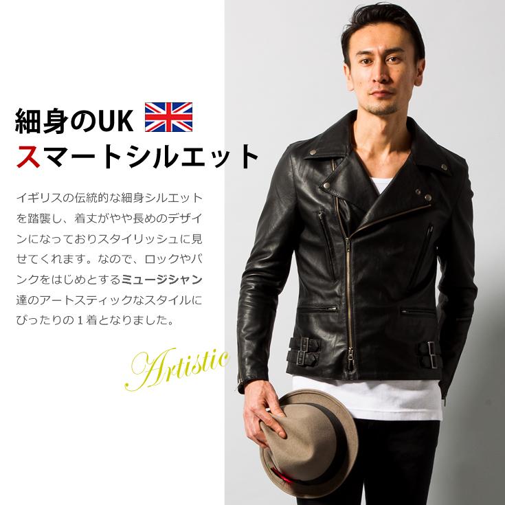 LIUGOO UK DOUBLE RIDERS JKT ブラック38 リューグー Liugoo Leathers 【20周年記念20%OFFクーポン】Liugoo Leathers 本革