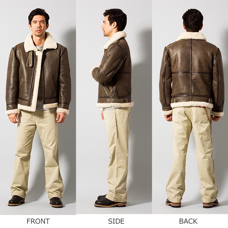 Liugoo Leathers 【30%OFFクーポン】Liugoo Leathers 本革 B-3フライト