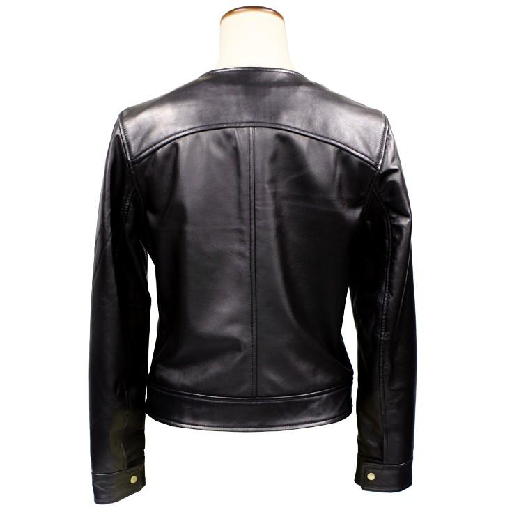 Liugoo Leathers 【20周年記念10%OFFクーポン】LIUGOO 本革 ノーカラー