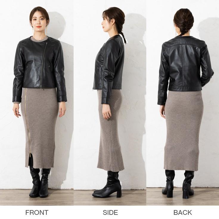 Liugoo Leathers 【20周年記念10%OFFクーポン】LIUGOO 本革 ノーカラー