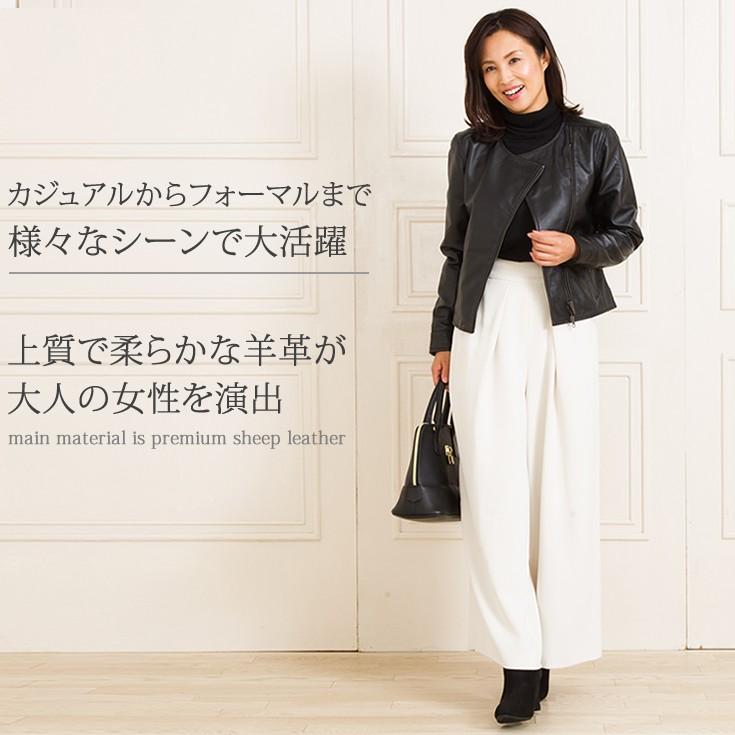 Liugoo Leathers 【20周年記念10%OFFクーポン】LIUGOO 本革 ノーカラー