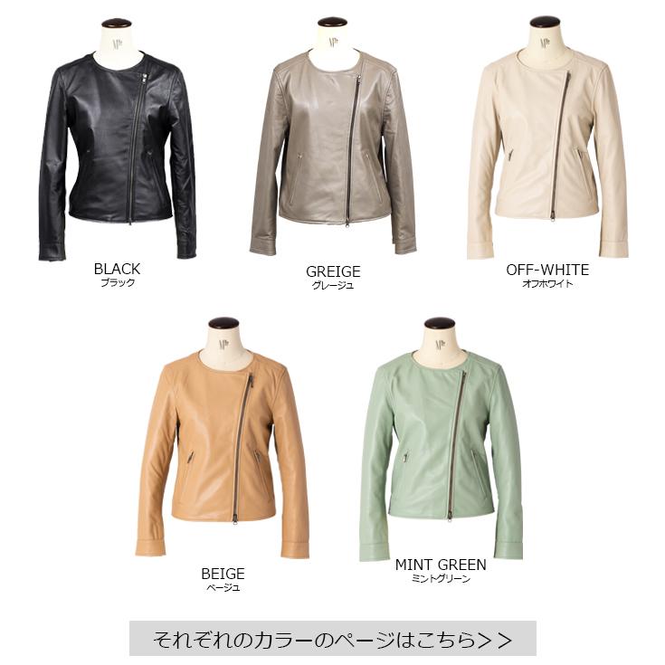 Liugoo Leathers 【20周年記念10%OFFクーポン】LIUGOO 本革 ノーカラー 