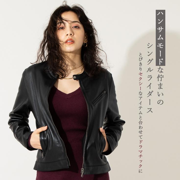 Liugoo Leathers LIUGOO 本革 シングルライダースジャケット