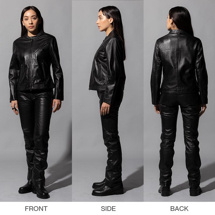 Liugoo Leathers LIUGOO 本革 シングルライダースジャケット Liugoo Leathers LIUGOO 本革 シングルライダースジャケット
