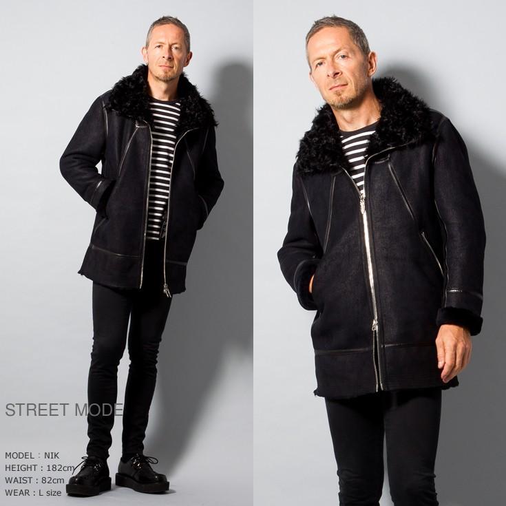 FILLMORE 本革 ムートンコート メンズ フィルモア COT12A リアル