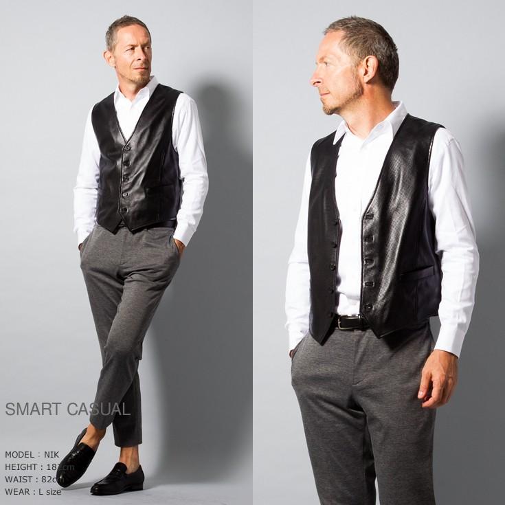 France Brand 本革 メッシュレザーフォーマルベスト メンズ フランスブランド 6962 レザーベスト 本革ベスト 皮ベスト ジレ チョッキ レザージャケット 黒 N 01 本革レザージャケットのリューグー 通販 Yahoo ショッピング