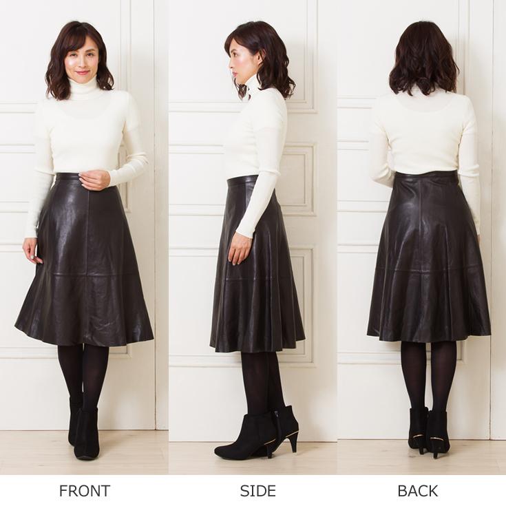 FILLMORE 本革 レザースカート レディース フィルモア SKT03LA レザー  