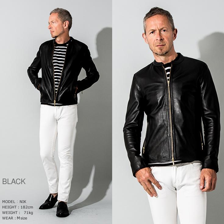 Liugoo Leathers 【30%OFFクーポン】LIUGOO 本革 シングルライダース