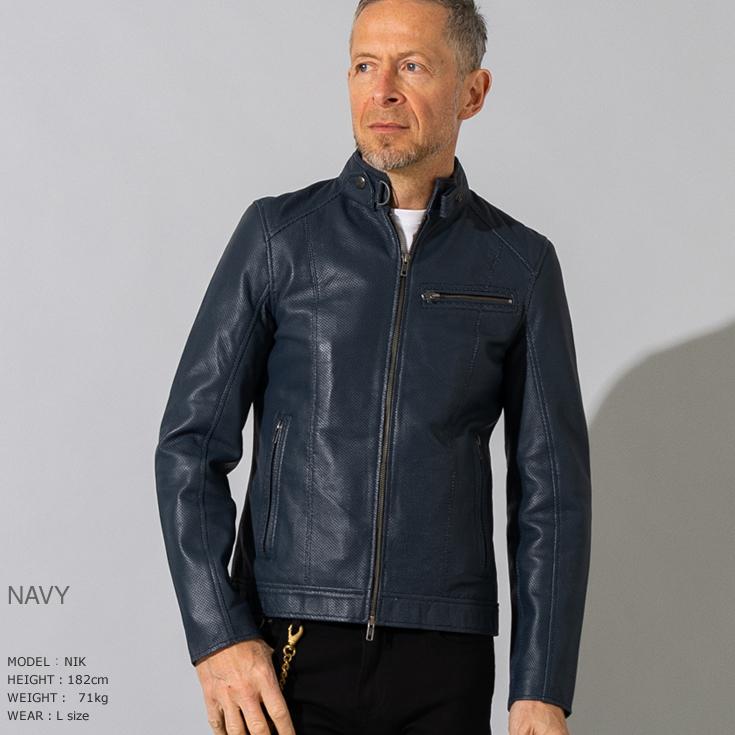 Liugoo Leathers 本革 メッシュレザージャケット プロテクター付M Liugoo Leathers 本革 メッシュレザー シングルライダースジャケット