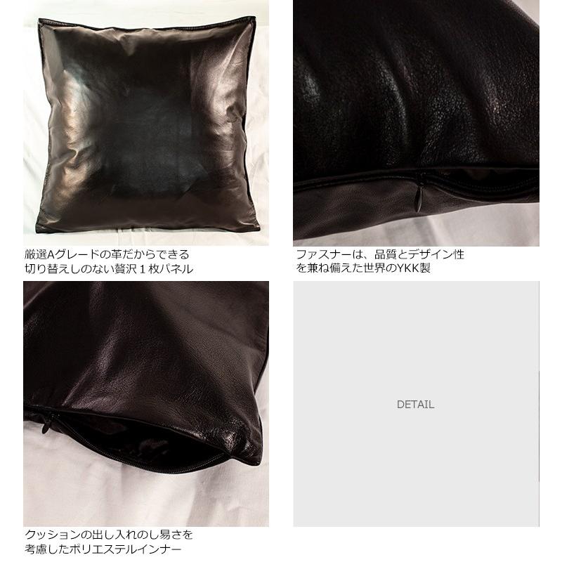 Liugoo Leathers LIUGOO 本革 クッションカバー 男女兼用