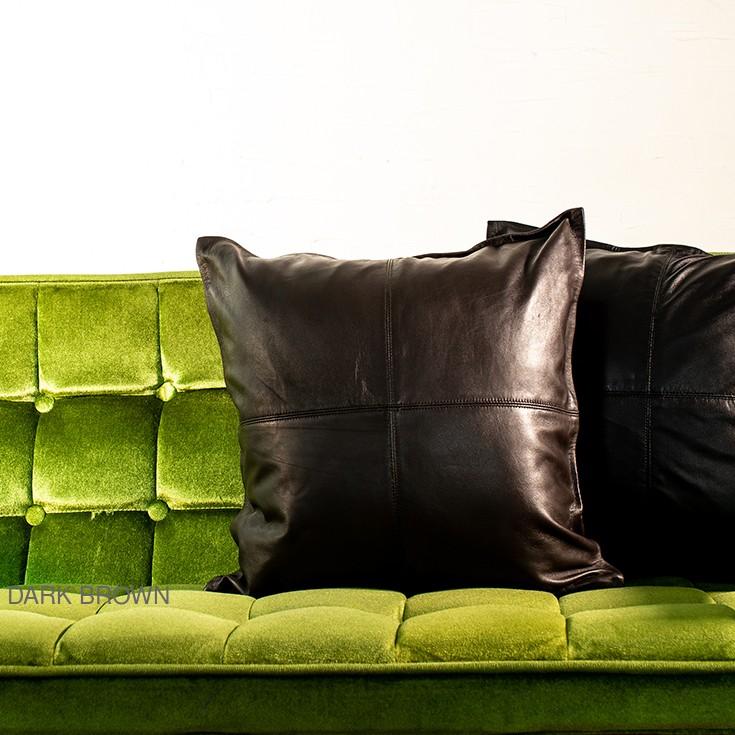 LIUGOO 本革 クッションカバー 男女兼用 リューグー ITG02A クッション