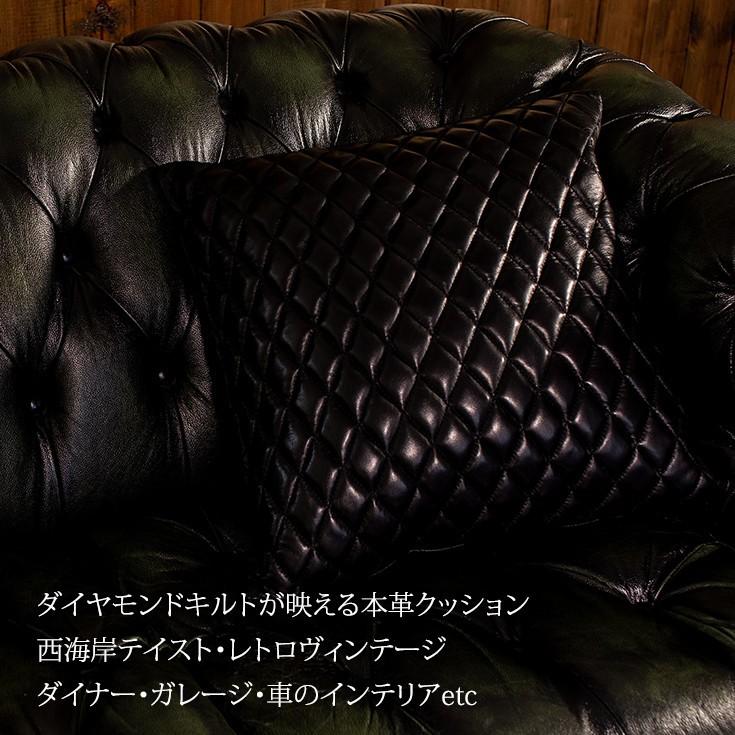 Liugoo Leathers 本革 クッションカバー 男女兼用 リューグー