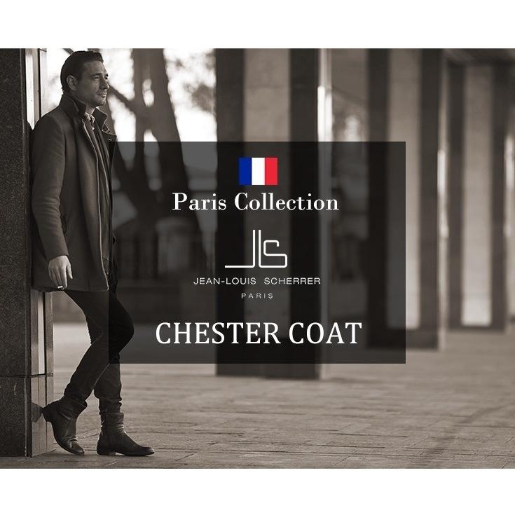 Jean Louis Scherrer 本革 チェスターコート ビジネスコート メンズ ジャン ルイ シェレル 6062 Paris Collectionブランド 高級ラム革製 N 01 本革レザージャケットのリューグー 通販 Yahoo ショッピング