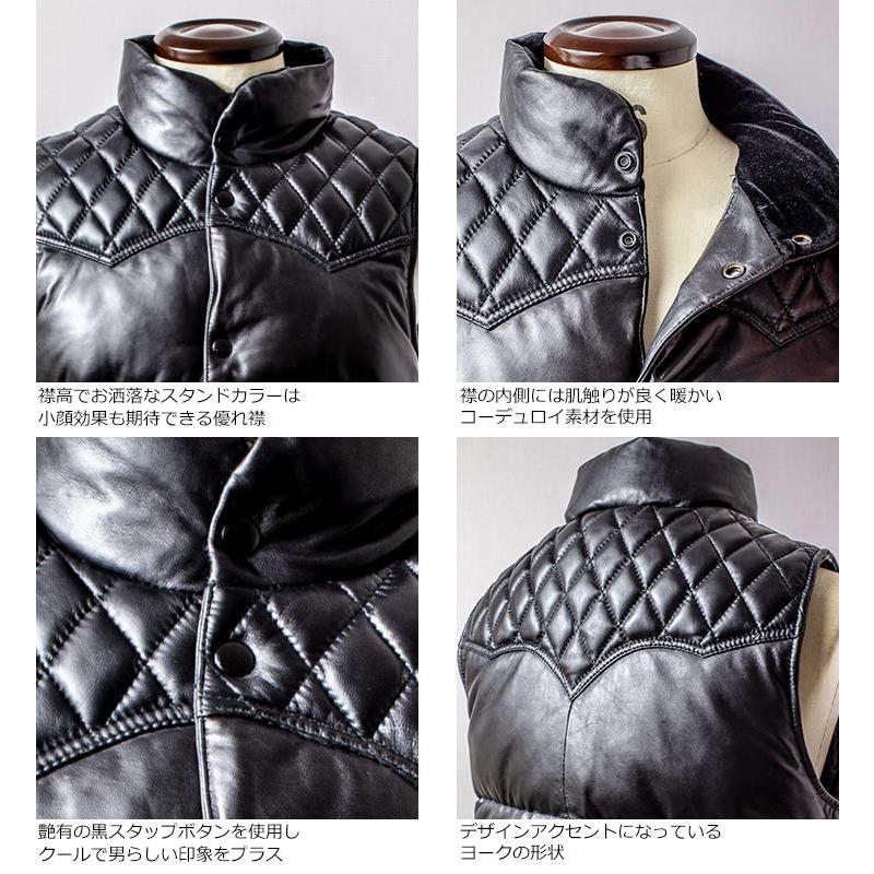 リューグーレザーズ　レザーダウン　フェザー　ホースレザー　L 防寒性抜群 Liugoo Leathers 本革 高機能防寒仕様シングルライダース