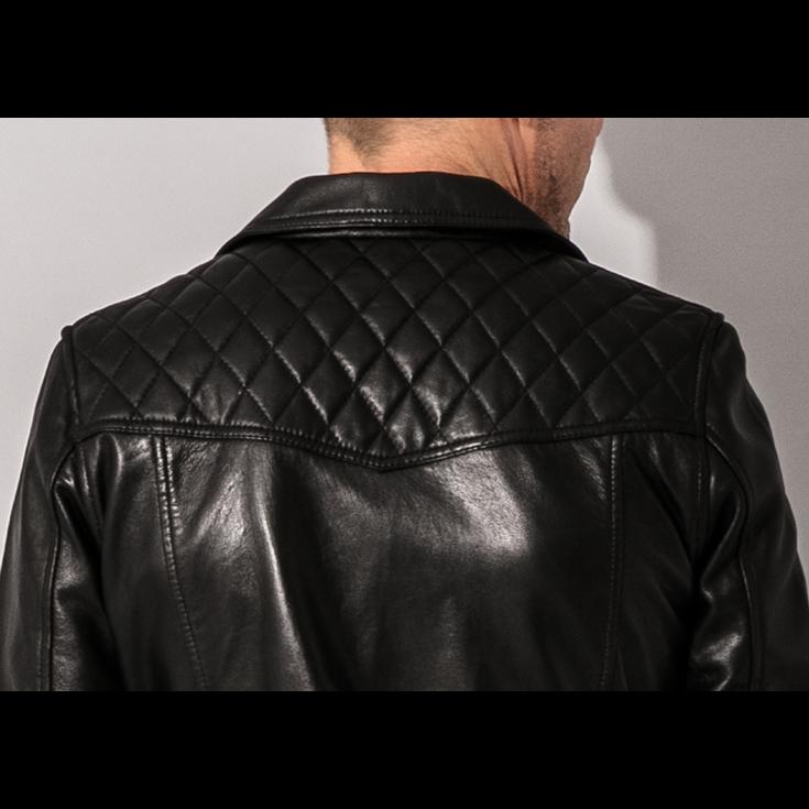 ダブルライダース　Lサイズ　リューグーレザーズ Liugoo Leathers 本革 パッドダブルライダースジャケット メンズ