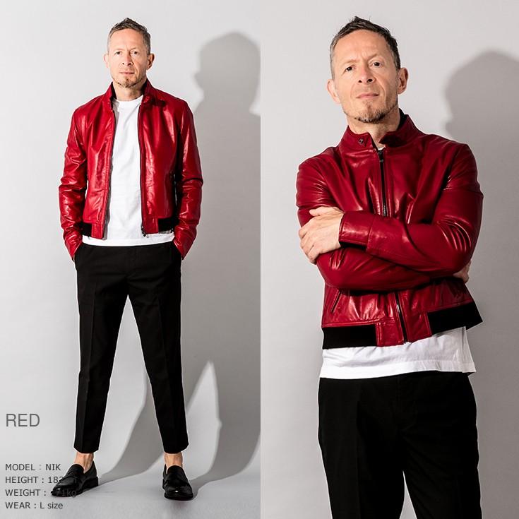 Jean Louis Scherrer 本革 レザーブルゾン メンズ ジャン ルイ シェレル 6055 Paris Collectionブランド 高級 ラム革製 N 01 本革レザージャケットのリューグー 通販 Yahoo ショッピング