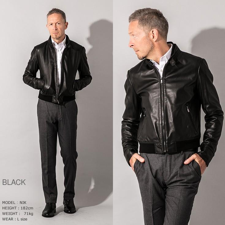 Jean Louis Scherrer 本革 レザーブルゾン メンズ ジャン ルイ シェレル 6055 Paris Collectionブランド 高級 ラム革製 N 01 本革レザージャケットのリューグー 通販 Yahoo ショッピング