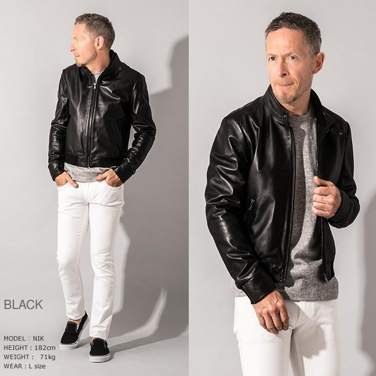 Jean Louis Scherrer 本革 レザーブルゾン メンズ ジャン ルイ シェレル 6055 Paris Collectionブランド 高級 ラム革製 N 01 本革レザージャケットのリューグー 通販 Yahoo ショッピング