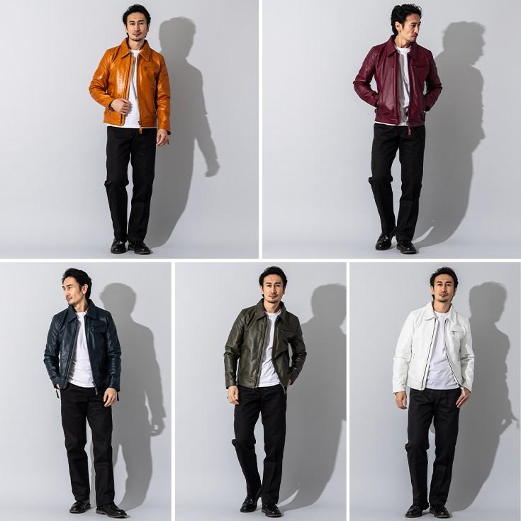 Liugoo Leathers 本革 レザートラッカージャケット SWAP LINER搭載