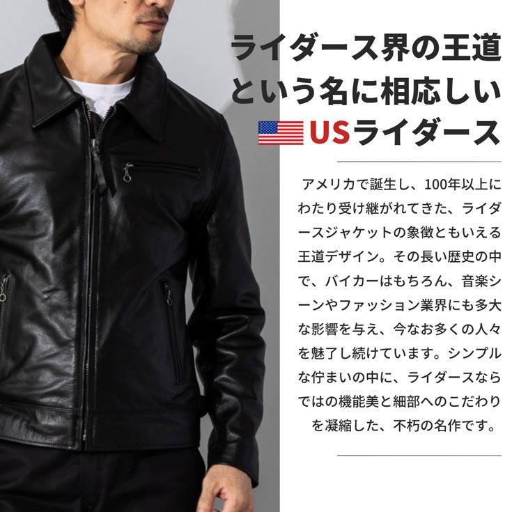 Liugoo Leathers 本革 トラッカージャケット メンズ リューグー