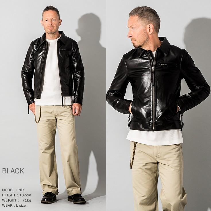 Liugoo Leathers 【50%OFFクーポン】Liugoo Leathers 本革 トラッカー