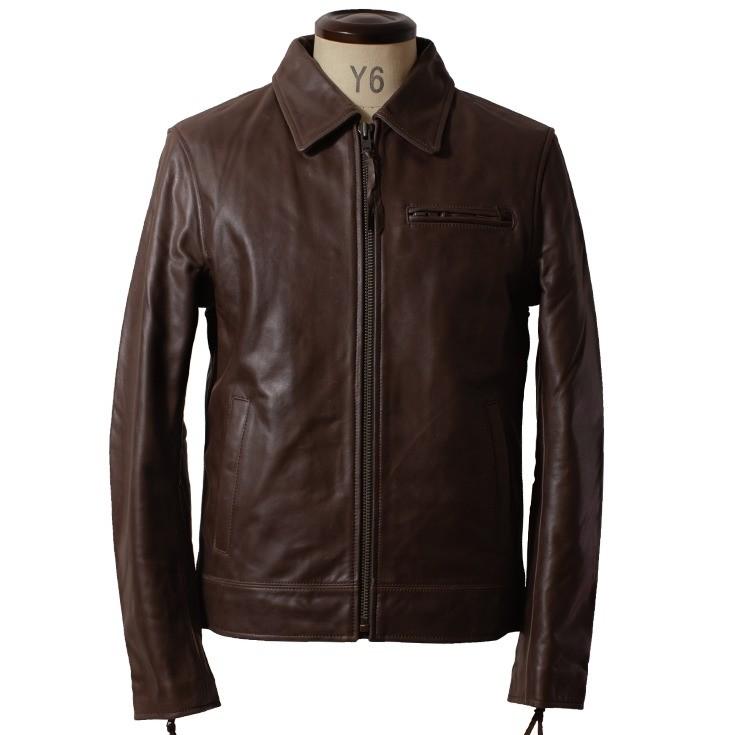 Liugoo Leathers 本革 トラッカージャケット メンズ リューグー