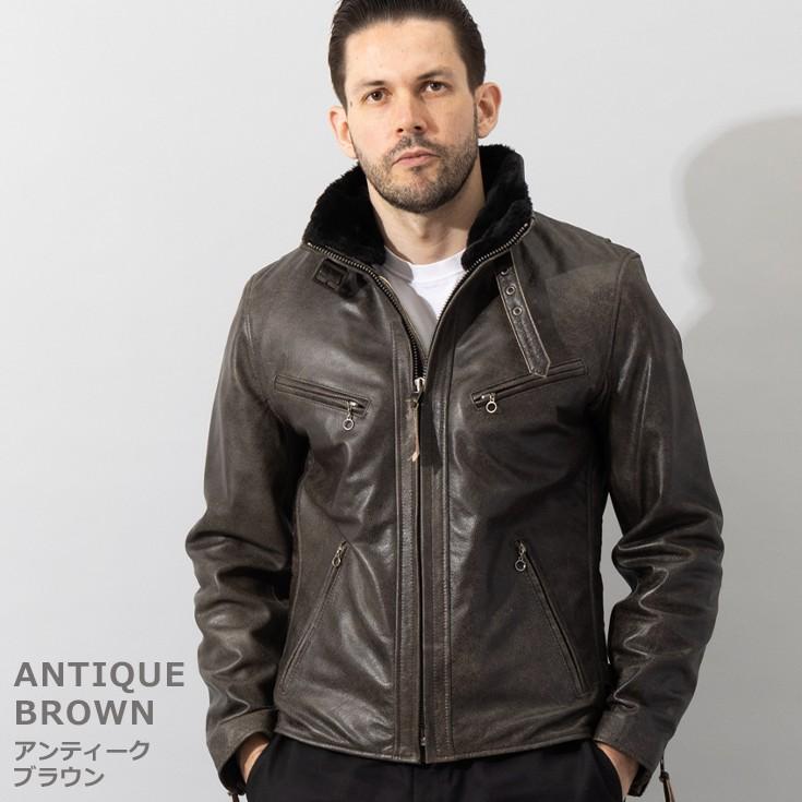 10/31まで10%OFFクーポン】Liugoo Leathers 本革 WING-NECKシングル