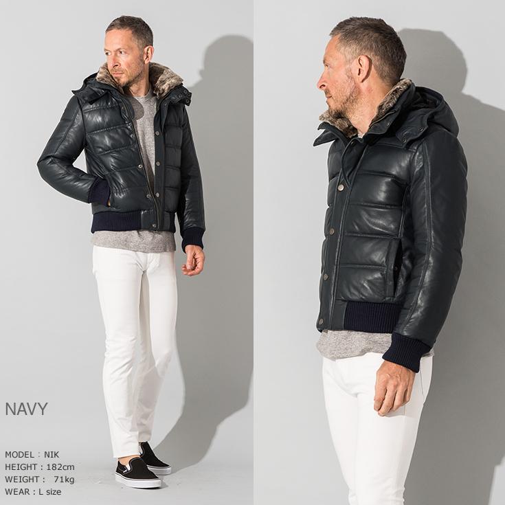 超美品 黒Liugoo Leathers春レザーダウンジャケット羊革 3L 000000004854-01.jpg?size=l&w=