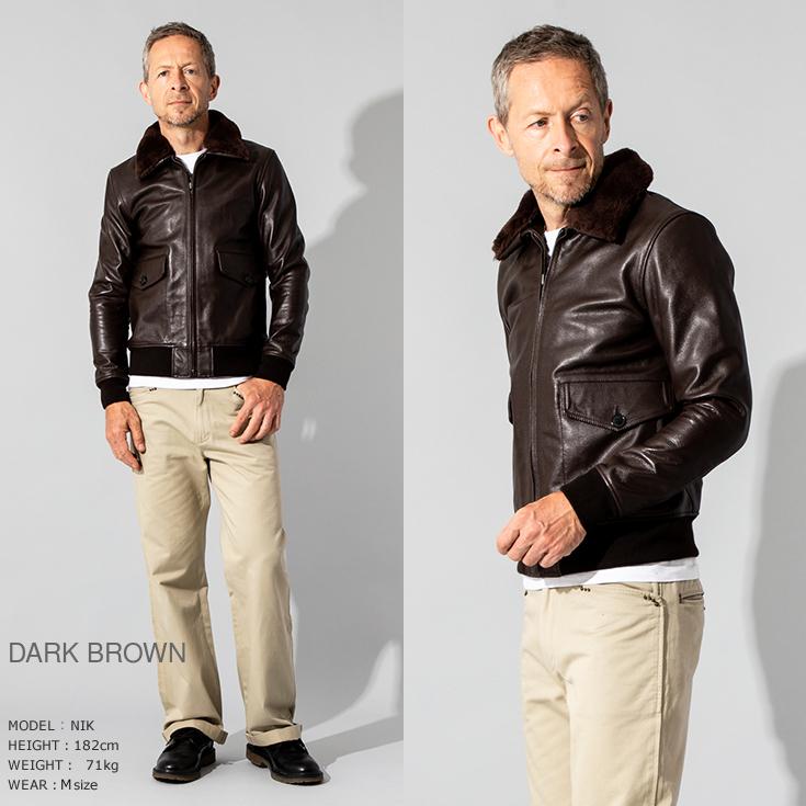 Liugoo Leathers 本革 G-1フライトジャケット メンズ リューグー Liugoo Leathers 本革 G-1フライトジャケット メンズ リューグー