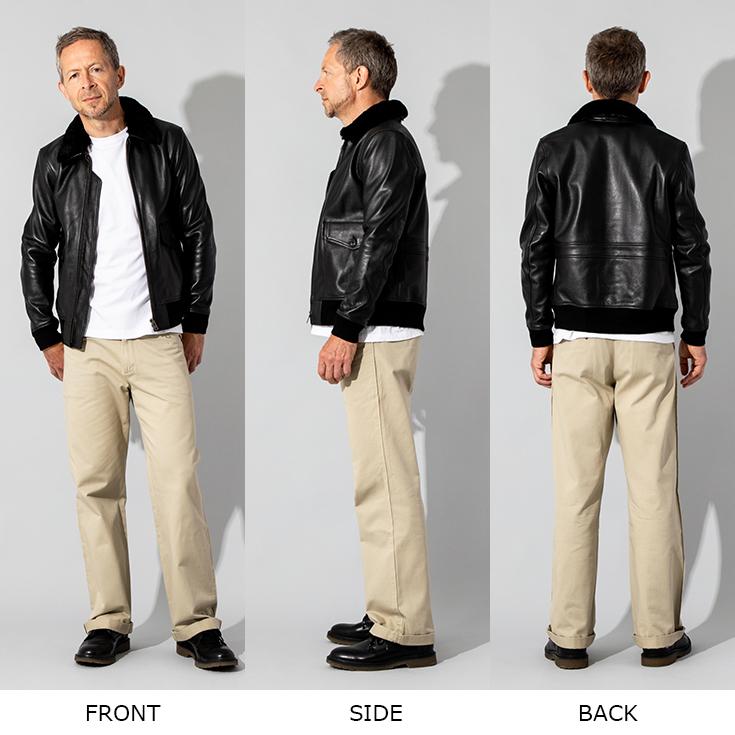 Liugoo Leathers 本革 G-1フライトジャケット メンズ リューグー Liugoo Leathers 本革 G-1フライトジャケット メンズ リューグー