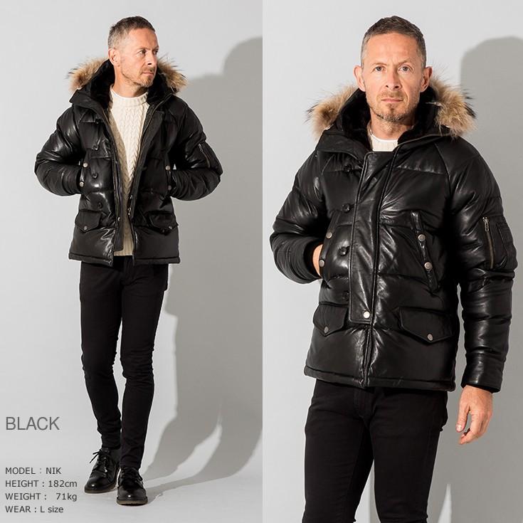【本革】フリーダム オールレザー フライトジャケット N-3B ダウン 黒 42 Liugoo Leathers 【20周年記念10%OFFクーポン】Liugoo Leathers 本革 N