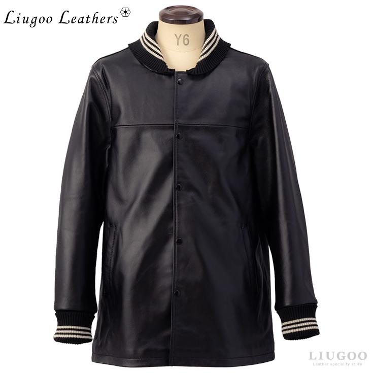 Liugoo Leathers 本革 ファラオコート メンズ リューグーレザーズ