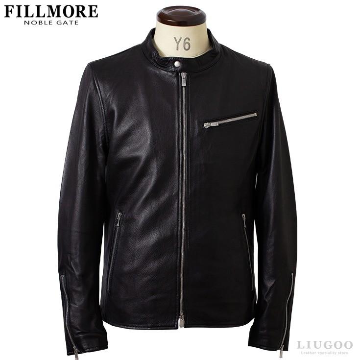マリナボーダー FILLMORE 本革 ディアスキンシングルライダース